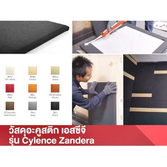 แผ่นอะคูสติก เอสซีจี รุ่น Cylence Zandera แผ่นอะคูสติก เอสซีจี รุ่น Cylence Zandera